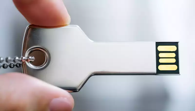 What is a USB security key and how do you use it?