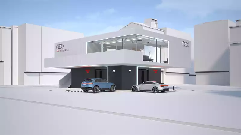 Audi charging hub can solve the biggest EV challenges