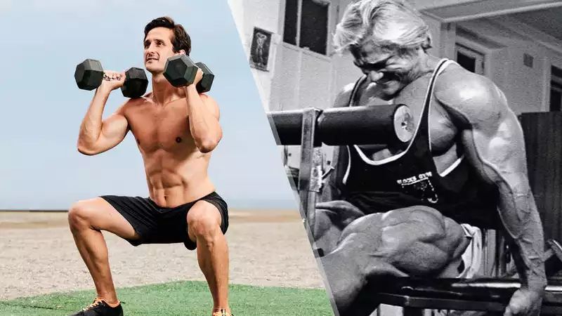 I tried to train tom Platz's legs — that's what happened.