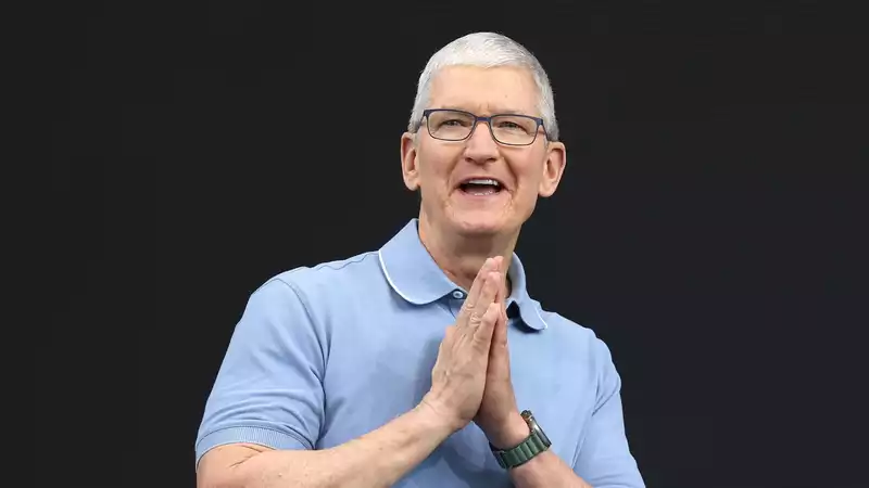 Tim Cook says Apple is working "responsibly" on generative AI and that it could be in products next year.