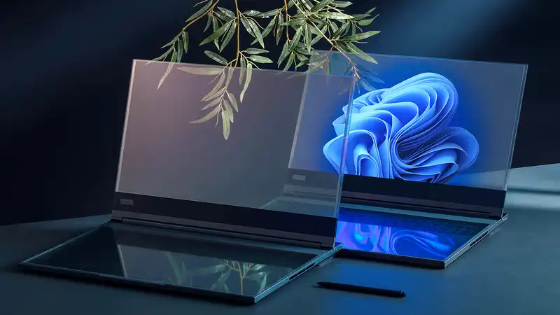 The transparent laptop that Lenovo brought to MWC2024 merges "real and virtual" with the help of AI - here's how.